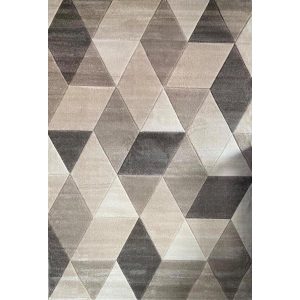 160x230 cm, 8797C Brown/Light Beige Milano Modern 